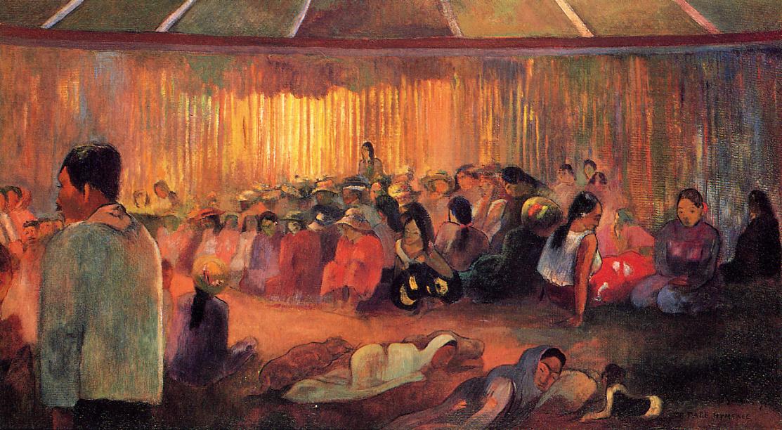 The House of Hymns - Paul Gauguin Painting